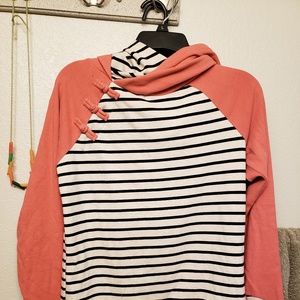 Double hooded sweatshirt